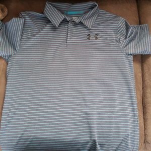 Boys under armour polo shirt